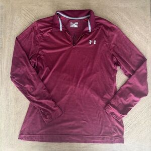 Under Armour Maroon Long Sleeve Top